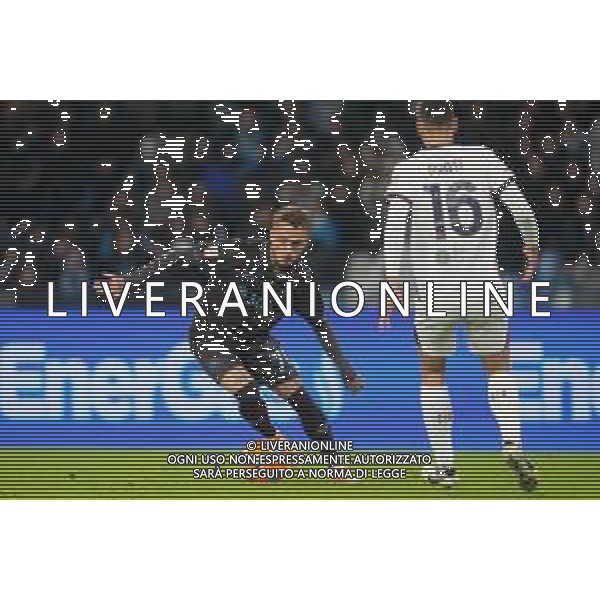 TVPM Napoli, Cagliari, Coppa Italia Nella Foto: Noa Lang Foto Mosca, Ag.Liverani -TVPM Napoli - Cagliari Coppa Italia Ottavi di Finale 03.12.2025