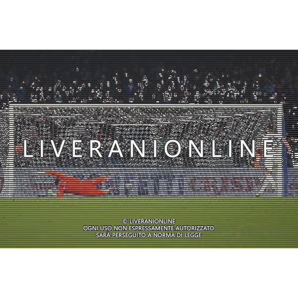 TVPM Napoli, Cagliari, Coppa Italia Nella Foto: rigore Adam Obert Foto Mosca, Ag.Liverani -TVPM Napoli - Cagliari Coppa Italia Ottavi di Finale 03.12.2025