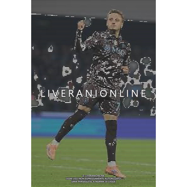 TVPM Napoli, Cagliari, Coppa Italia Nella Foto: esultanza Noa Lang Foto Mosca, Ag.Liverani -TVPM Napoli - Cagliari Coppa Italia Ottavi di Finale 03.12.2025