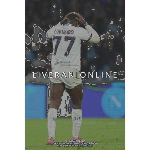 TVPM Napoli, Cagliari, Coppa Italia Nella Foto: delusione Zito Luvumbo Foto Mosca, Ag.Liverani -TVPM Napoli - Cagliari Coppa Italia Ottavi di Finale 03.12.2025