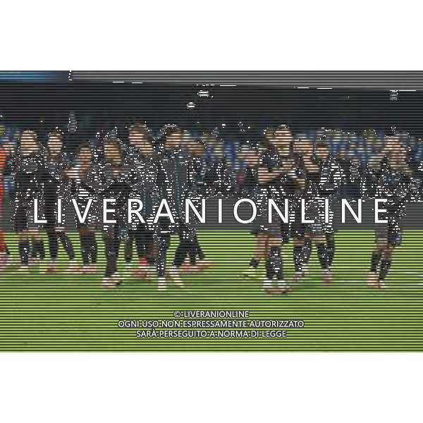 TVPM Napoli, Cagliari, Coppa Italia Nella Foto: esultanza fine gara Napoli Foto Mosca, Ag.Liverani -TVPM Napoli - Cagliari Coppa Italia Ottavi di Finale 03.12.2025