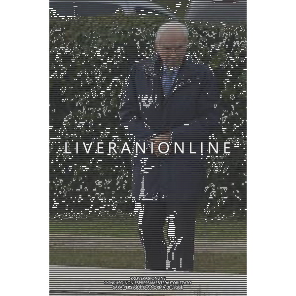 Roma 03 Dicembre 2025 Camera Ardente in onore di Nicola Pietrangeli, allestita al Foro Italico di Roma nello stadio a lui nominato. Nella Foto: Giuliano Amato Foto Credit: Andrea Bracaglia- AGENZIA ALDO LIVERANI SAS