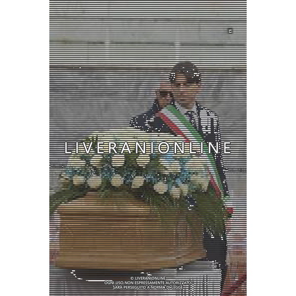 Roma 03 Dicembre 2025 Camera Ardente in onore di Nicola Pietrangeli, allestita al Foro Italico di Roma nello stadio a lui nominato. Nella Foto: Alessandro Onorato Foto Credit: Andrea Bracaglia- AGENZIA ALDO LIVERANI SAS