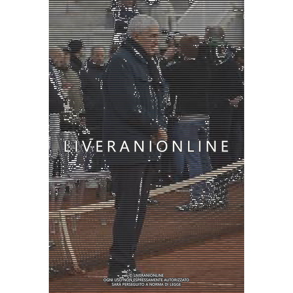 Roma 03 Dicembre 2025 Camera Ardente in onore di Nicola Pietrangeli, allestita al Foro Italico di Roma nello stadio a lui nominato. Nella Foto: Pier Ferdinando Casini Foto Credit: Andrea Bracaglia- AGENZIA ALDO LIVERANI SAS