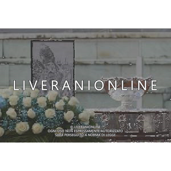 Roma 03 Dicembre 2025 Camera Ardente in onore di Nicola Pietrangeli, allestita al Foro Italico di Roma nello stadio a lui nominato. Nella Foto: il feretro Foto Credit: Andrea Bracaglia- AGENZIA ALDO LIVERANI SAS