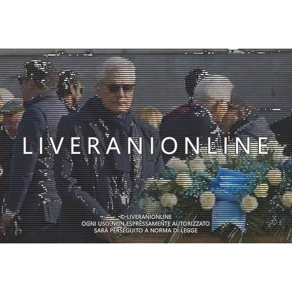 Roma 03 Dicembre 2025 Camera Ardente in onore di Nicola Pietrangeli, allestita al Foro Italico di Roma nello stadio a lui nominato. Nella Foto: Francesco Rutelli Foto Credit: Andrea Bracaglia- AGENZIA ALDO LIVERANI SAS