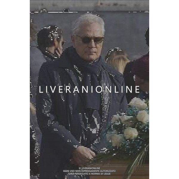 Roma 03 Dicembre 2025 Camera Ardente in onore di Nicola Pietrangeli, allestita al Foro Italico di Roma nello stadio a lui nominato. Nella Foto: Francesco Rutelli Foto Credit: Andrea Bracaglia- AGENZIA ALDO LIVERANI SAS