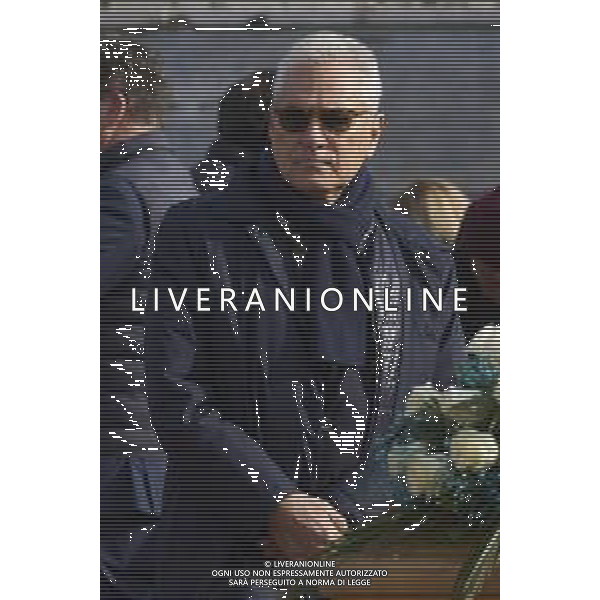 Roma 03 Dicembre 2025 Camera Ardente in onore di Nicola Pietrangeli, allestita al Foro Italico di Roma nello stadio a lui nominato. Nella Foto: Francesco Rutelli Foto Credit: Andrea Bracaglia- AGENZIA ALDO LIVERANI SAS