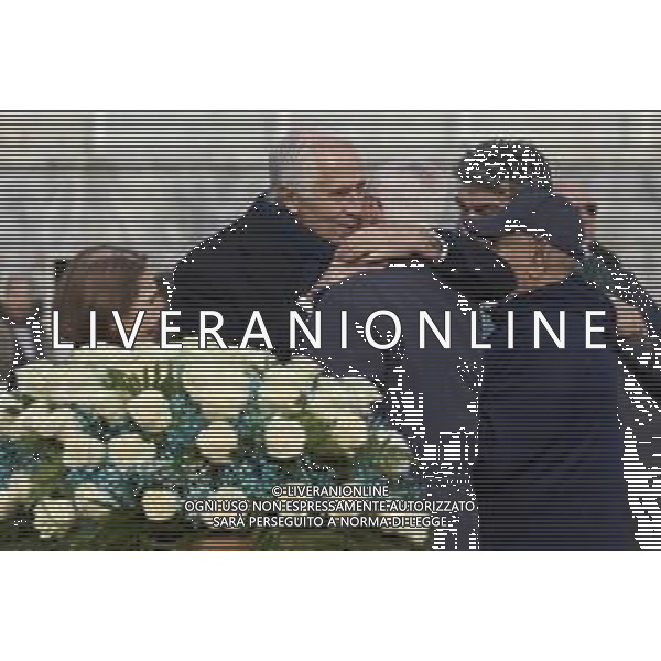 Roma 03 Dicembre 2025 Camera Ardente in onore di Nicola Pietrangeli, allestita al Foro Italico di Roma nello stadio a lui nominato. Nella Foto: Giovanni Malago’ Foto Credit: Andrea Bracaglia- AGENZIA ALDO LIVERANI SAS