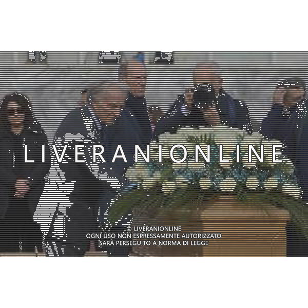 Roma 03 Dicembre 2025 Camera Ardente in onore di Nicola Pietrangeli, allestita al Foro Italico di Roma nello stadio a lui nominato. Nella Foto: Luca Cordero di Montezemolo Foto Credit: Andrea Bracaglia- AGENZIA ALDO LIVERANI SAS