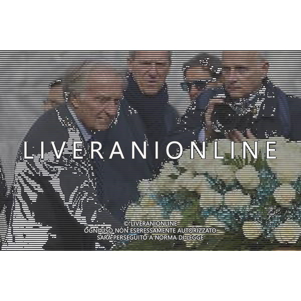 Roma 03 Dicembre 2025 Camera Ardente in onore di Nicola Pietrangeli, allestita al Foro Italico di Roma nello stadio a lui nominato. Nella Foto: Luca Cordero di Montezemolo Foto Credit: Andrea Bracaglia- AGENZIA ALDO LIVERANI SAS