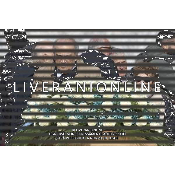 Roma 03 Dicembre 2025 Camera Ardente in onore di Nicola Pietrangeli, allestita al Foro Italico di Roma nello stadio a lui nominato. Nella Foto: Luigi Abete Foto Credit: Andrea Bracaglia- AGENZIA ALDO LIVERANI SAS