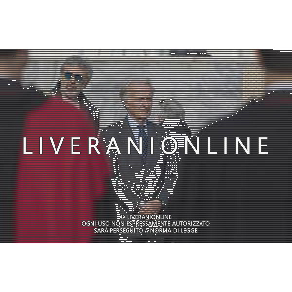 Roma 03 Dicembre 2025 Camera Ardente in onore di Nicola Pietrangeli, allestita al Foro Italico di Roma nello stadio a lui nominato. Nella Foto: Luca Cordero di Montezemolo Foto Credit: Andrea Bracaglia- AGENZIA ALDO LIVERANI SAS