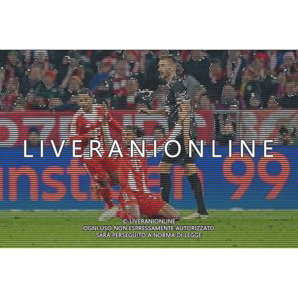 Michael Olise #17 (FC Bayern Muenchen), FC Bayern Muenchen vs. FC St. Pauli, Fussball, 1. Bundesliga, 12. Spieltag, 29.11.2025 DFB regulations prohibit any use of photographs as image sequences and/or quasi-video / action press AG KARMAPRESS-AG ALDO LIVERANI SAS