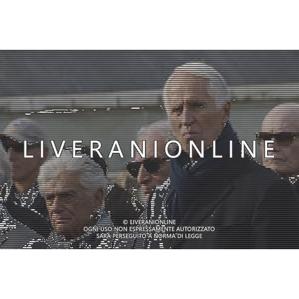 Roma 03 Dicembre 2025 Camera Ardente in onore di Nicola Pietrangeli, allestita al Foro Italico di Roma nello stadio a lui nominato. Nella Foto: Giovanni Malago’ Foto Credit: Andrea Bracaglia- AGENZIA ALDO LIVERANI SAS