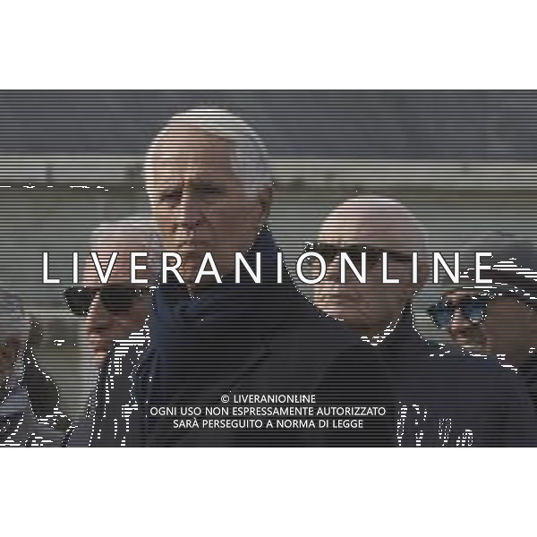 Roma 03 Dicembre 2025 Camera Ardente in onore di Nicola Pietrangeli, allestita al Foro Italico di Roma nello stadio a lui nominato. Nella Foto: Giovanni Malago’ Foto Credit: Andrea Bracaglia- AGENZIA ALDO LIVERANI SAS