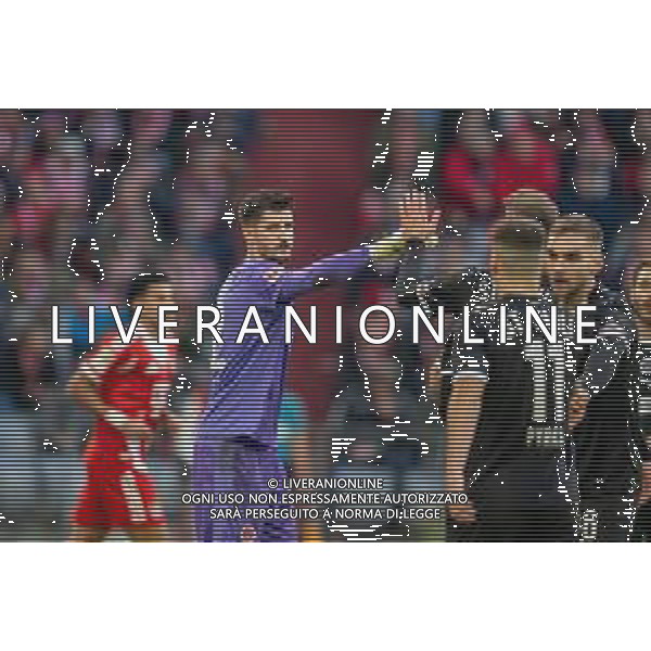 Andreas Hountondji #27 (FC St. Pauli), FC Bayern Muenchen vs. FC St. Pauli, Fussball, 1. Bundesliga, 12. Spieltag, 29.11.2025 DFB regulations prohibit any use of photographs as image sequences and/or quasi-video / action press AG KARMAPRESS-AG ALDO LIVERANI SAS