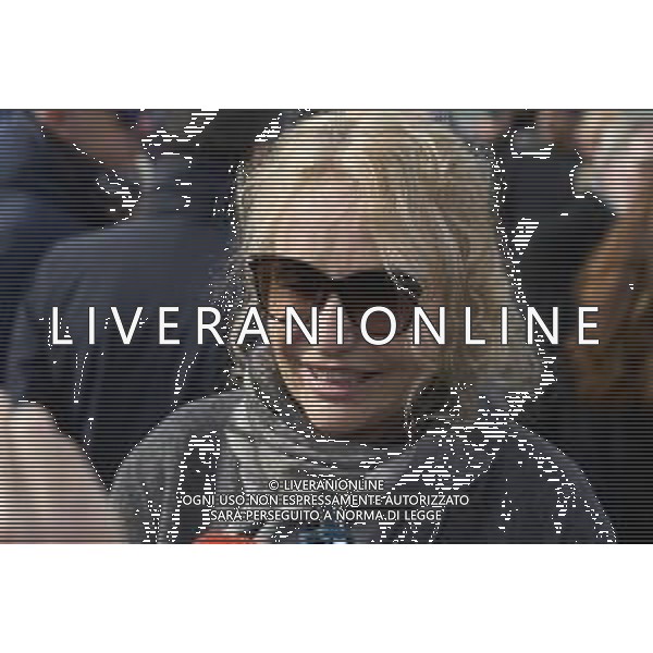 Roma 03 Dicembre 2025 Camera Ardente in onore di Nicola Pietrangeli, allestita al Foro Italico di Roma nello stadio a lui nominato. Nella Foto: Licia Colo’ Foto Credit: Andrea Bracaglia- AGENZIA ALDO LIVERANI SAS