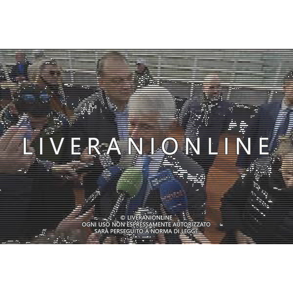 Roma 03 Dicembre 2025 Camera Ardente in onore di Nicola Pietrangeli, allestita al Foro Italico di Roma nello stadio a lui nominato. Nella Foto: Andrea Abodi Foto Credit: Andrea Bracaglia- AGENZIA ALDO LIVERANI SAS