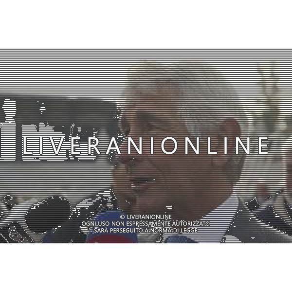 Roma 03 Dicembre 2025 Camera Ardente in onore di Nicola Pietrangeli, allestita al Foro Italico di Roma nello stadio a lui nominato. Nella Foto: Andrea Abodi Foto Credit: Andrea Bracaglia- AGENZIA ALDO LIVERANI SAS