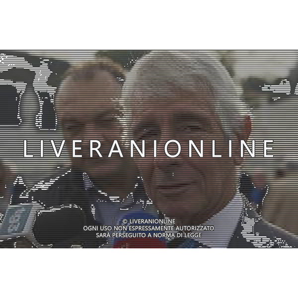 Roma 03 Dicembre 2025 Camera Ardente in onore di Nicola Pietrangeli, allestita al Foro Italico di Roma nello stadio a lui nominato. Nella Foto: Andrea Abodi Foto Credit: Andrea Bracaglia- AGENZIA ALDO LIVERANI SAS