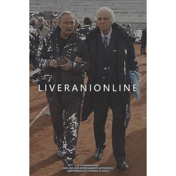 Roma 03 Dicembre 2025 Camera Ardente in onore di Nicola Pietrangeli, allestita al Foro Italico di Roma nello stadio a lui nominato. Nella Foto: Mario Pescante Foto Credit: Andrea Bracaglia- AGENZIA ALDO LIVERANI SAS