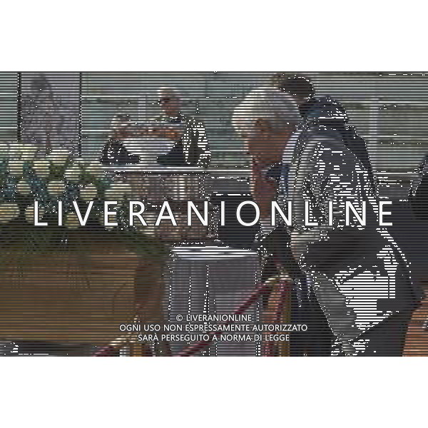 Roma 03 Dicembre 2025 Camera Ardente in onore di Nicola Pietrangeli, allestita al Foro Italico di Roma nello stadio a lui nominato. Nella Foto: Andrea Abodi Foto Credit: Andrea Bracaglia- AGENZIA ALDO LIVERANI SAS