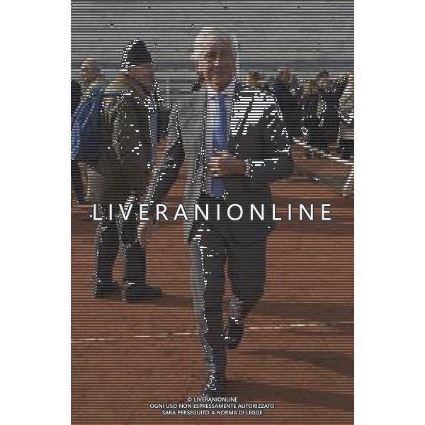 Roma 03 Dicembre 2025 Camera Ardente in onore di Nicola Pietrangeli, allestita al Foro Italico di Roma nello stadio a lui nominato. Nella Foto: Andrea Abodi Foto Credit: Andrea Bracaglia- AGENZIA ALDO LIVERANI SAS