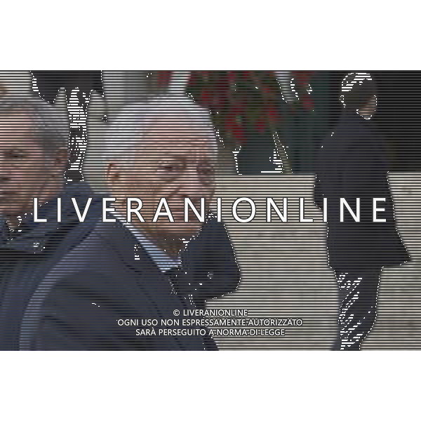 Roma 03 Dicembre 2025 Funerali di Nicola Pietrangeli a Roma nella Chiesa Parrocchiale Gran Madre di Dio. Nella Foto: Luciano Buonfiglio Foto Credit: Andrea Bracaglia- AGENZIA ALDO LIVERANI SAS