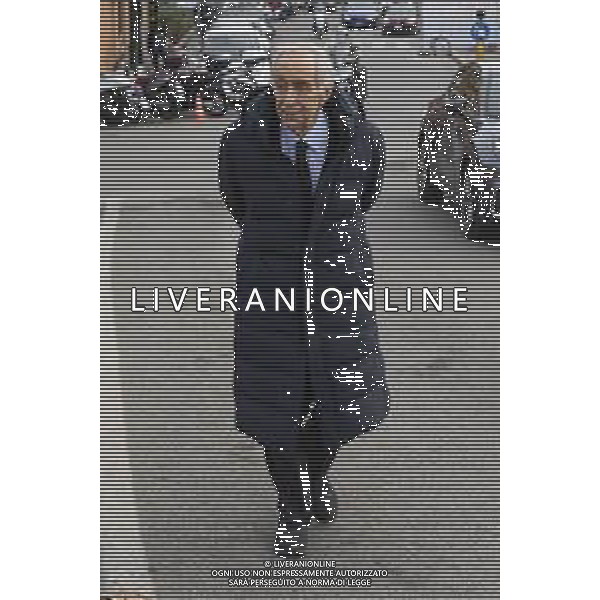 Roma 03 Dicembre 2025 Funerali di Nicola Pietrangeli a Roma nella Chiesa Parrocchiale Gran Madre di Dio. Nella Foto: Franco Carraro Foto Credit: Andrea Bracaglia- AGENZIA ALDO LIVERANI SAS