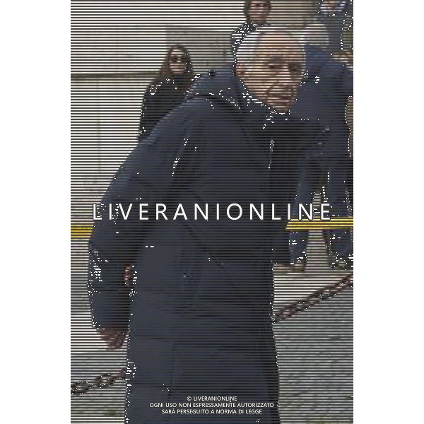 Roma 03 Dicembre 2025 Funerali di Nicola Pietrangeli a Roma nella Chiesa Parrocchiale Gran Madre di Dio. Nella Foto: Franco Carraro Foto Credit: Andrea Bracaglia- AGENZIA ALDO LIVERANI SAS