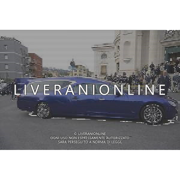 Roma 03 Dicembre 2025 Funerali di Nicola Pietrangeli a Roma nella Chiesa Parrocchiale Gran Madre di Dio. Nella Foto: arrivo del feretro Foto Credit: Andrea Bracaglia- AGENZIA ALDO LIVERANI SAS