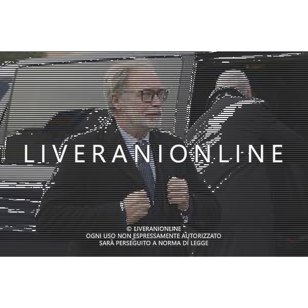 Roma 03 Dicembre 2025 Funerali di Nicola Pietrangeli a Roma nella Chiesa Parrocchiale Gran Madre di Dio. Nella Foto: Filippo Pietrangeli Foto Credit: Andrea Bracaglia- AGENZIA ALDO LIVERANI SAS