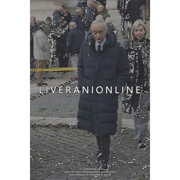 Roma 03 Dicembre 2025 Funerali di Nicola Pietrangeli a Roma nella Chiesa Parrocchiale Gran Madre di Dio. Nella Foto: Franco Carraro Foto Credit: Andrea Bracaglia- AGENZIA ALDO LIVERANI SAS