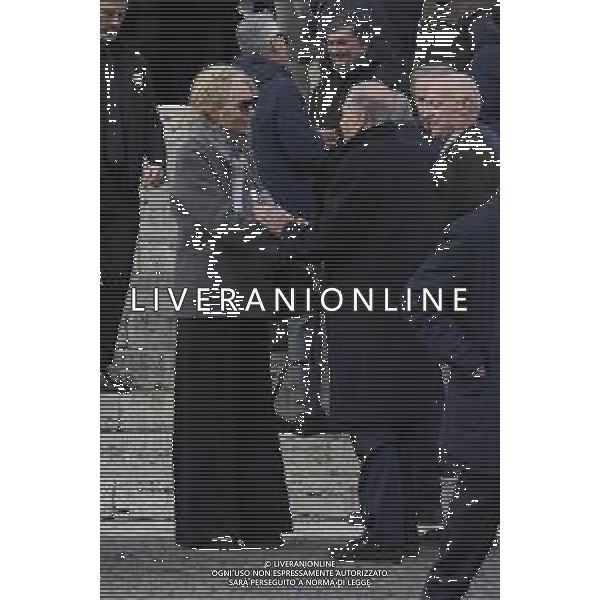 Roma 03 Dicembre 2025 Funerali di Nicola Pietrangeli a Roma nella Chiesa Parrocchiale Gran Madre di Dio. Nella Foto: Licia Colo’ Foto Credit: Andrea Bracaglia- AGENZIA ALDO LIVERANI SAS