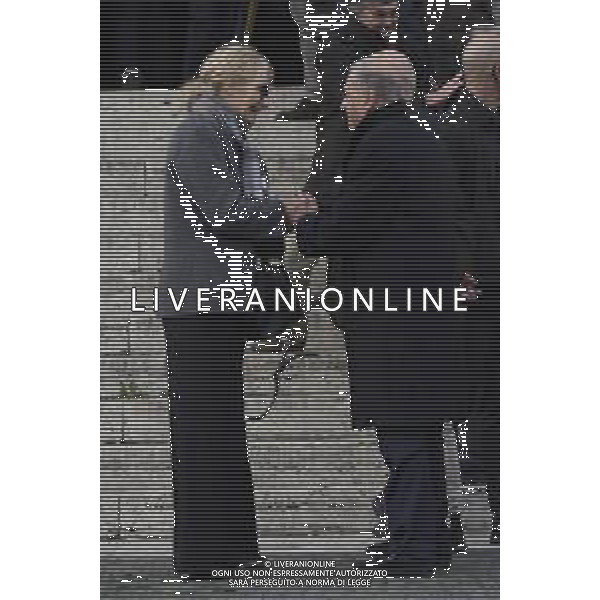 Roma 03 Dicembre 2025 Funerali di Nicola Pietrangeli a Roma nella Chiesa Parrocchiale Gran Madre di Dio. Nella Foto: Licia Colo’ Foto Credit: Andrea Bracaglia- AGENZIA ALDO LIVERANI SAS