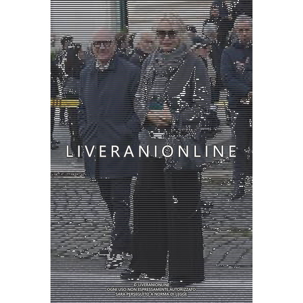 Roma 03 Dicembre 2025 Funerali di Nicola Pietrangeli a Roma nella Chiesa Parrocchiale Gran Madre di Dio. Nella Foto: Licia Colo’ Foto Credit: Andrea Bracaglia- AGENZIA ALDO LIVERANI SAS