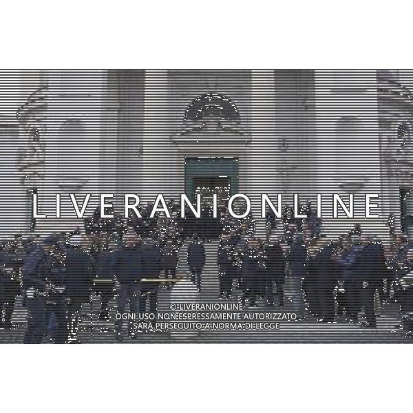 Roma 03 Dicembre 2025 Funerali di Nicola Pietrangeli a Roma nella Chiesa Parrocchiale Gran Madre di Dio. Nella Foto: uscita del feretro Foto Credit: Andrea Bracaglia- AGENZIA ALDO LIVERANI SAS
