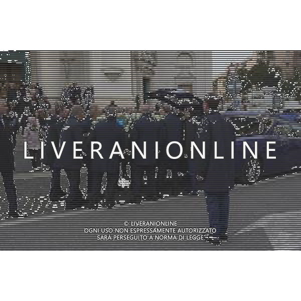 Roma 03 Dicembre 2025 Funerali di Nicola Pietrangeli a Roma nella Chiesa Parrocchiale Gran Madre di Dio. Nella Foto: uscita del feretro Foto Credit: Andrea Bracaglia- AGENZIA ALDO LIVERANI SAS