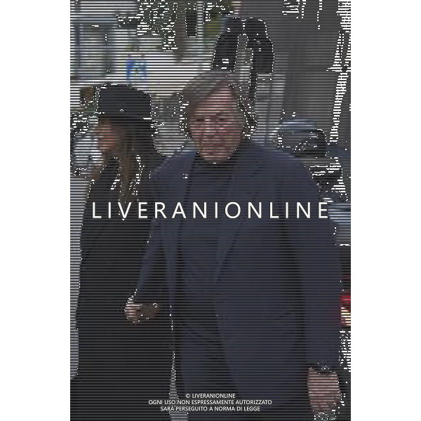 Roma 03 Dicembre 2025 Funerali di Nicola Pietrangeli a Roma nella Chiesa Parrocchiale Gran Madre di Dio. Nella Foto: Adriano Panatta, Anna Bonamigo Foto Credit: Andrea Bracaglia- AGENZIA ALDO LIVERANI SAS