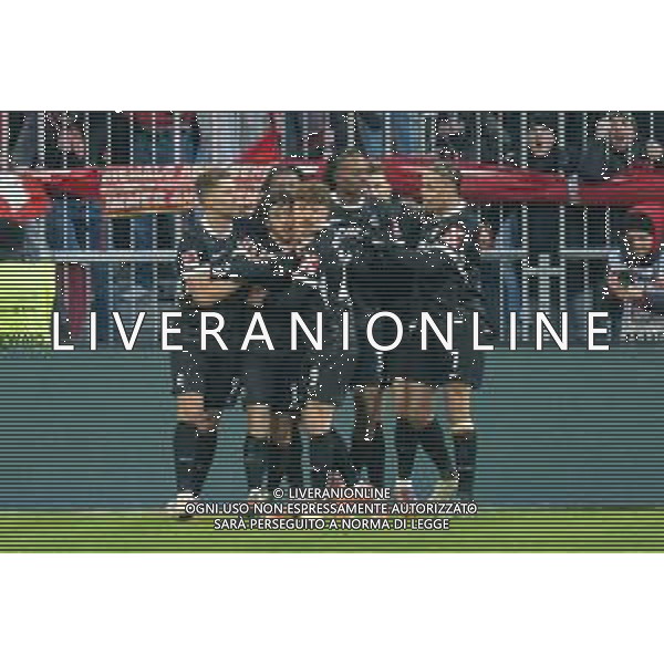 Torjbel SC Freiburg, FC Bayern Muenchen - SC Freiburg, Fussball, Bundesliga, 11. Spieltag, 22.11.2025 DFB regulations prohibit any use of photographs as image sequences and/or quasi-video / action press AG KARMAPRESS-AG ALDO LIVERANI SAS