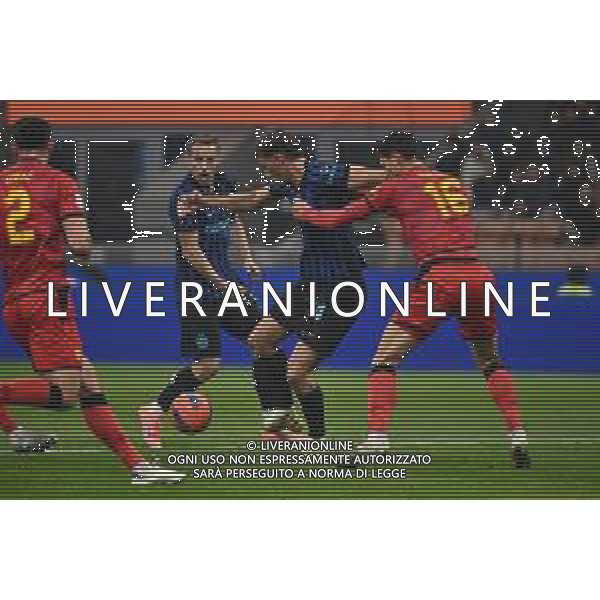 Inter vs Venezia nella foto Francesco Pio Esposito (Inter) Milano 03-12-2025 Stadio Giuseppe Meazza - San Siro Inter vs Venezia Coppa Italia Frecciarossa - ottavi di finale foto Roberto Garavaglia/Agenzia Aldo Liverani sas