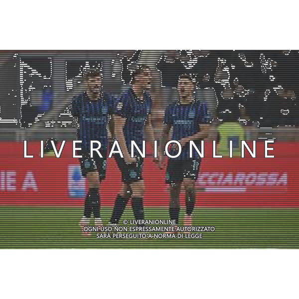 Inter vs Venezia nella foto Francesco Pio Esposito (Inter) esultanza dopo il gol del 2 a 0 Milano 03-12-2025 Stadio Giuseppe Meazza - San Siro Inter vs Venezia Coppa Italia Frecciarossa - ottavi di finale foto Roberto Garavaglia/Agenzia Aldo Liverani sas