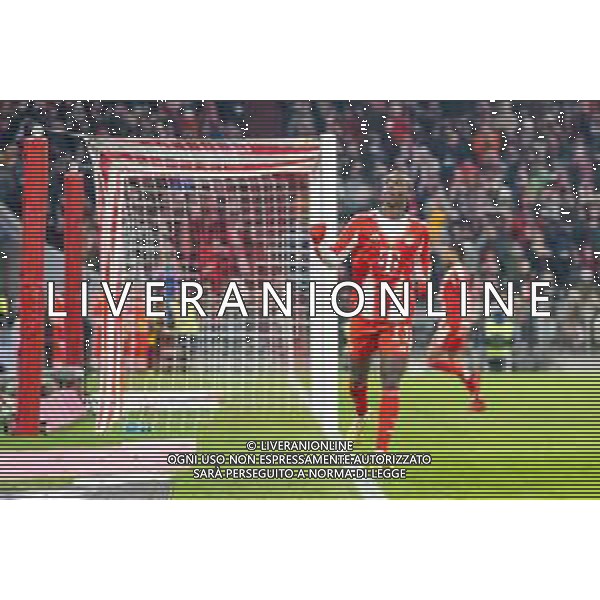 Nicolas Jackson #11 (FC Bayern Muenchen) Torjubel, FC Bayern Muenchen - SC Freiburg, Fussball, Bundesliga, 11. Spieltag, 22.11.2025 DFB regulations prohibit any use of photographs as image sequences and/or quasi-video / action press AG KARMAPRESS-AG ALDO LIVERANI SAS