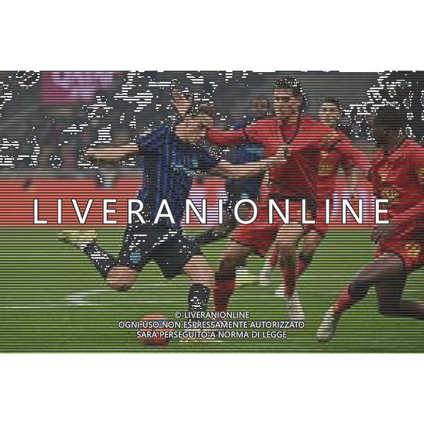 Inter vs Venezia nella foto Francesco Pio Esposito (Inter) occasione da gol Milano 03-12-2025 Stadio Giuseppe Meazza - San Siro Inter vs Venezia Coppa Italia Frecciarossa - ottavi di finale foto Roberto Garavaglia/Agenzia Aldo Liverani sas