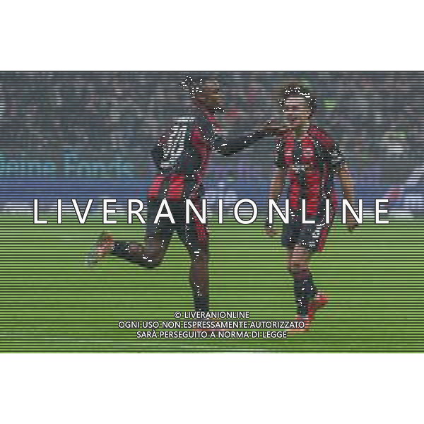 Michy Batshuayi #30 (Eintracht Frankfurt),Torschuetze des 1:1, jubelt mit Arthur Theate #3 (Eintracht Frankfurt), Eintracht Frankfurt vs. VfL Wolfsburg, Fussball, Bundesliga, DFL, Saison 2025/2026, Hinrunde, 12. Spieltag, 30.11.2025 DFB regulations prohibit any use of photographs as image sequences and/or quasi-video / action press AG KARMAPRESS-AG ALDO LIVERANI SAS