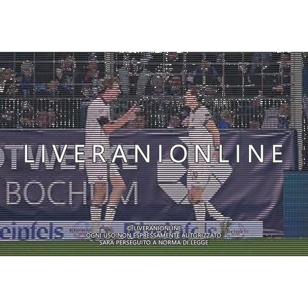 Torjubel zum 0:2 durch Vincent Vermeij #9 (Dresden), VfL Bochum vs. Dynamo Dresden, Fussball, 2. Bundesliga, 13. Spieltag, 21.11.2025 DFB regulations prohibit any use of photographs as image sequences and/or quasi-video / action press AG KARMAPRESS-AG ALDO LIVERANI SAS
