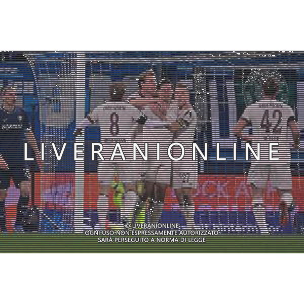 Torjubel zum 0:1 durch Alexander Rossipal #19 (Dresden), VfL Bochum vs. Dynamo Dresden, Fussball, 2. Bundesliga, 13. Spieltag, 21.11.2025 DFB regulations prohibit any use of photographs as image sequences and/or quasi-video / action press AG KARMAPRESS-AG ALDO LIVERANI SAS