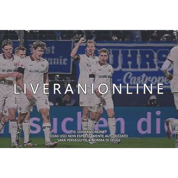 Torjubel zum 0:2 durch Vincent Vermeij #9 (Dresden), VfL Bochum vs. Dynamo Dresden, Fussball, 2. Bundesliga, 13. Spieltag, 21.11.2025 DFB regulations prohibit any use of photographs as image sequences and/or quasi-video / action press AG KARMAPRESS-AG ALDO LIVERANI SAS