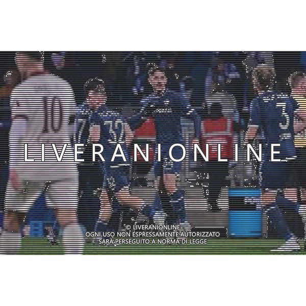 Torjubel zum 1:2 durch Cajetan Lenz #34 (Vfl Bochum), VfL Bochum vs. Dynamo Dresden, Fussball, 2. Bundesliga, 13. Spieltag, 21.11.2025 DFB regulations prohibit any use of photographs as image sequences and/or quasi-video / action press AG KARMAPRESS-AG ALDO LIVERANI SAS